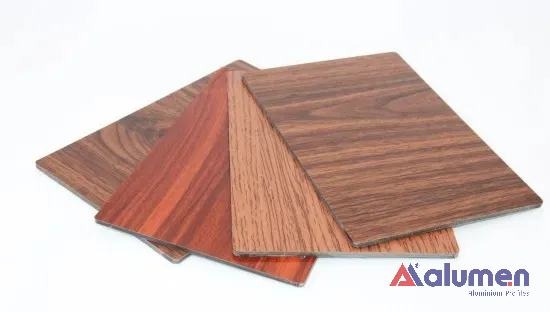 Cấu tạo tấm aluminium vân gỗ