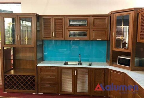 Chạn bát nhôm kính thiết kế sang trọng