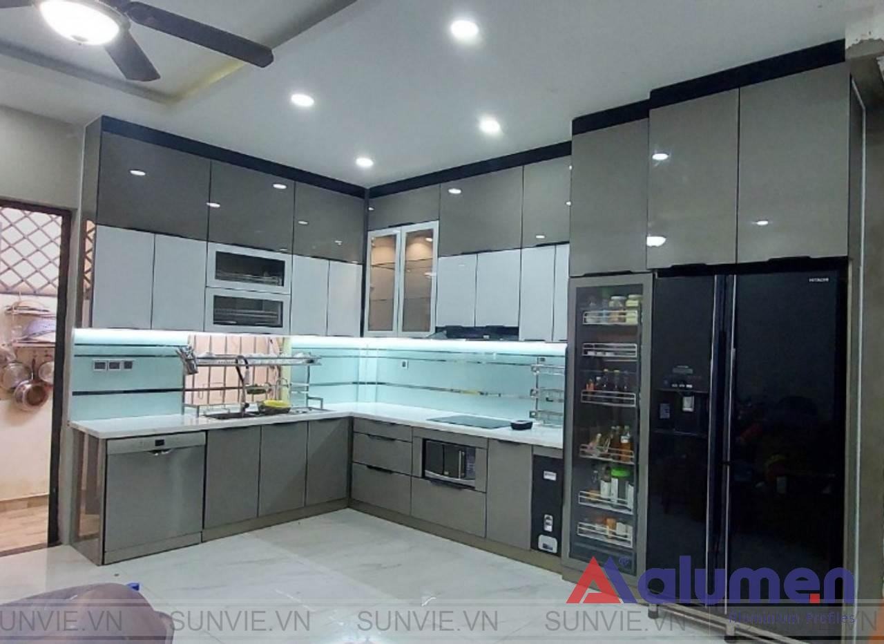 Ứng dụng nhôm lá trong tủ bếp