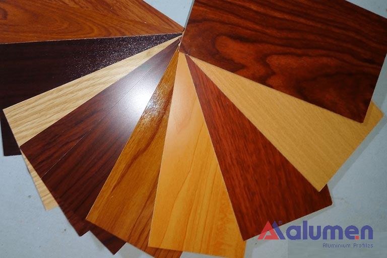 Tấm aluminium vân gỗ ứng dụng trong nội thất hiện đại