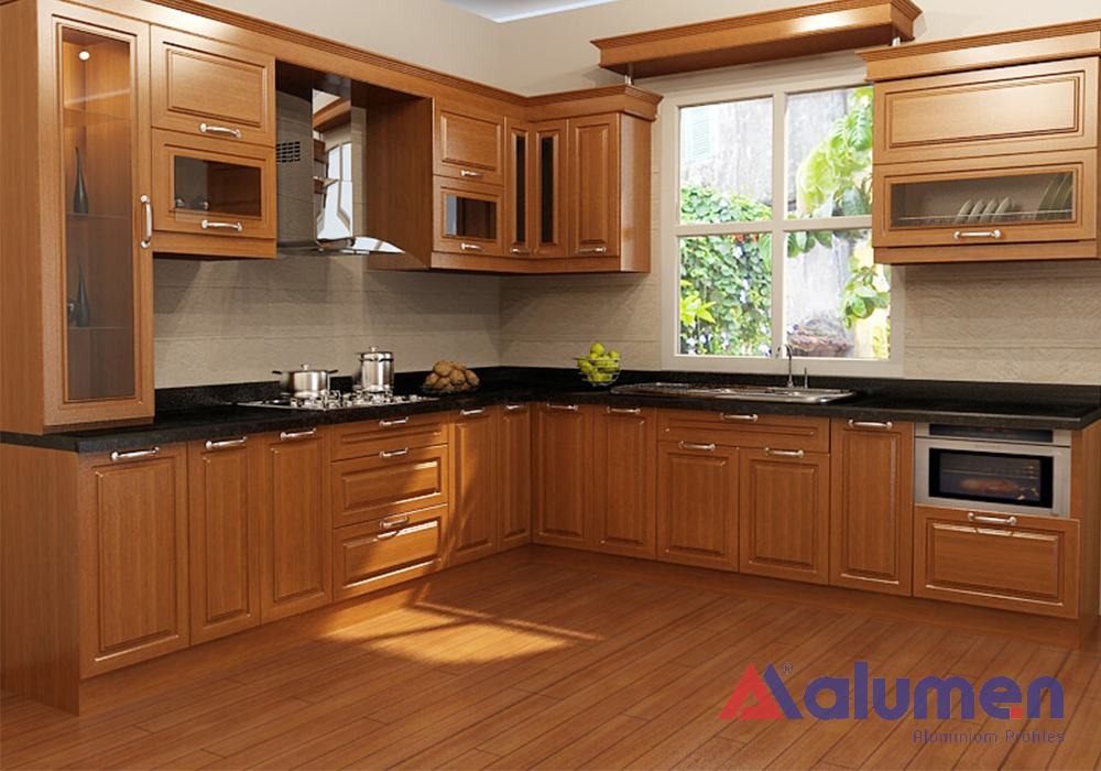 Tủ bếp nhôm Xingfa cao cấp
