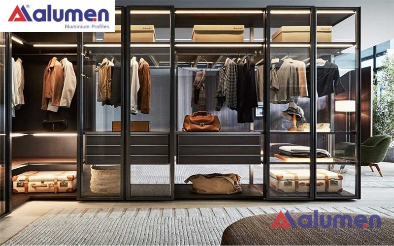 Tủ quần áo nhôm kính Alumen cao cấp