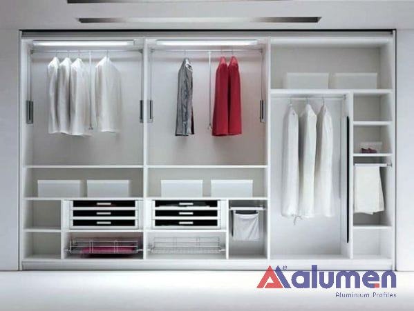 Tủ quần áo nhôm kính thông minh